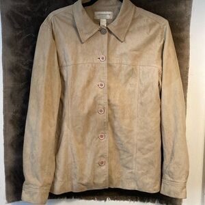 Liz Claiborne Women's Tan Suede Jacket